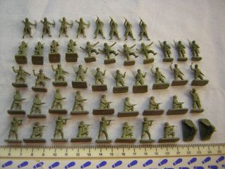 48 X Airfix Ww2 American Paratroopers (full - Set) Scale 1:72