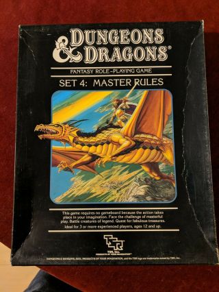 TSR Advanced Dungeons and Dragons Set 4: Master Rules Booklets in great shape 3