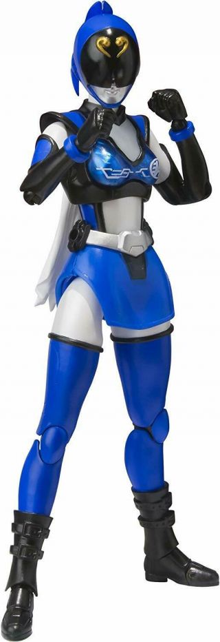 S.  H.  Figuarts Unofficial Sentai Akiba Ranger Akiba Blue Figure Bandai Japan