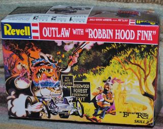 Revell Ed Big Daddy Roth Outlaw With Robin Hood Fink Model Kit