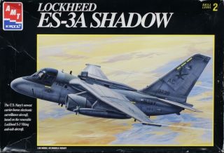 Amt Ertl 1:48 Lockheed Es - 3a Shadow Us Navy Plastic Model Kit 8750u
