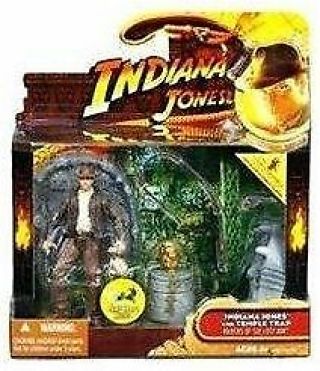 Indiana Jones Action Figure Temple Trap Raiders Of The Lost Ark Mib Hasbro 2008
