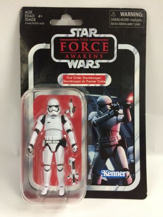 Star Wars The Force Awakens Vintage First Order Stormtrooper,  Box