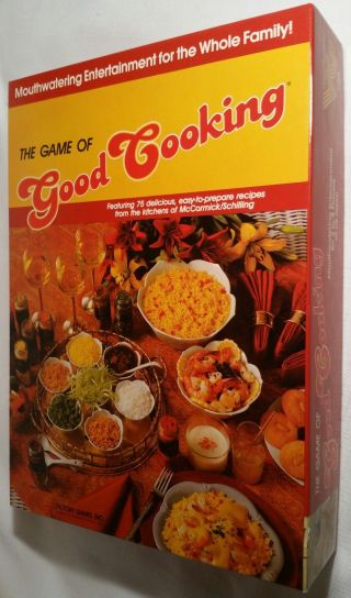 Victory Games Avalon Hill Game Of Good Cooking 1989 Complete Unpunched Near