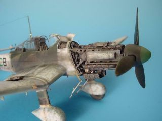 Aires 1:48 Ju 87 D Stuka Detail Set For Hasegawa Kit - Resin Update 4161u