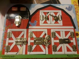 Melissa And Doug Latches Barn Wooden Puzzle