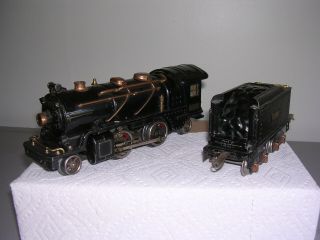 Lionel No.  262 Lionel Lines Pre War 2 - 4 - 2 Locomotive & Tender,  Mfg.  1931 - 1932