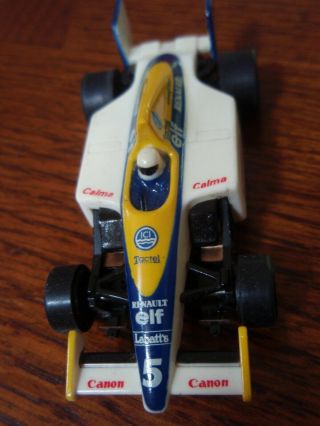Tomy AFX 5 Renault Elf Canon Indy G,  Chassis HO Scale Slot Car 2