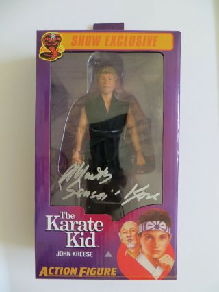 Sdcc 2019 Neca The Karate Kid John Kreese Cobra Kai Signed Martin Kove Figure