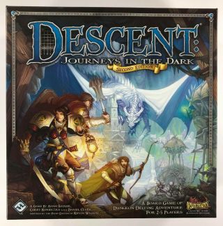 Descent Journeys In The Dark Second Edition Board Game Complete