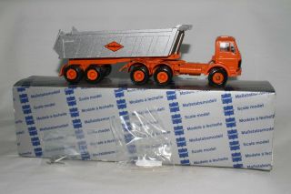 Conrad Truck Models,  Mercedes Readymix Semi Dump Truck,  1/50th Scale