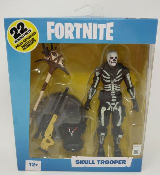 Fortnite: Skull Trooper 7 " Action Figure - Mcfarlane Toys - 22 Moving Parts