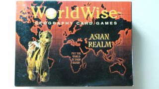Geography - Asian Realm World Wise A Geography Card Game.  Learning Tool