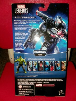 IN HAND Marvel Legends Avengers Endgame Hulk BAF Wave War Machine MK6 2