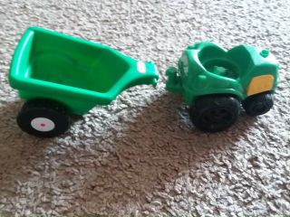 Fisher - Price Little People Farm Tractor And Trailor Kids Toy