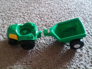 Fisher - Price Little People farm tractor and trailor kids toy 2