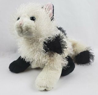 Ganz Webkinz Black White Cat 12 " Plush Stuffed Animal No Code