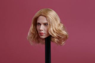 1/6 Scarlett Johansson 7.  0 Black widow Head Sculpt For Phicen Female Figure USA 3