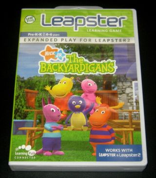 Leapfrog Leapster Nick Jr The Backyardigans Learning Game Cartridge Pre - K - K
