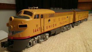 Mth Premier Union Pacific O - Scale 3 - Rail F3 A - B Unit Deisel Engines W/ps 1