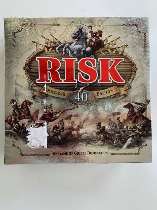 Risk 40th Anniversary Edition Complete Unplayed Cards And Dice