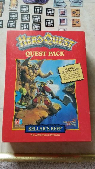 Kellar’s Keep Heroquest Expansion Pack By Milton Bradley