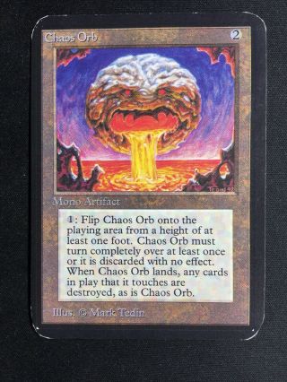 Mtg Magic Gathering - Chaos Orb - Collector 