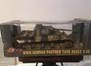 21st Century Toys Wwii German Panther Tank 413 Tan Camo 1/18