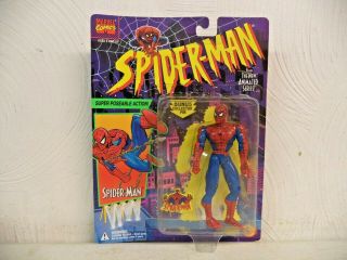 1994 Toy Biz Marvel Comics Spider - Man Animated Series Poseable