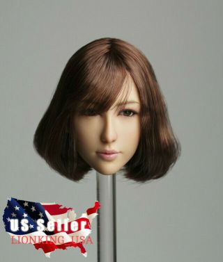 1/6 Asian Female Movable Eyes Head Sculpt For 12 " Phicen Tbl Pale Figure ❶usa❶