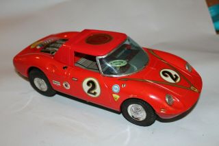 Atc Asahi Ferrari 250 Lm Japanese Tin Toy Battery Operated 1960s