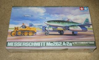 1/48 Tamiya Messerschmitt Me - 262 A - 2a W/kettenkraftrad Factory