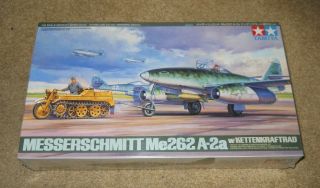1/48 TAMIYA Messerschmitt Me - 262 A - 2a w/Kettenkraftrad FACTORY 3