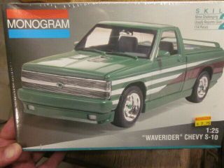 Chevy S - 10 Pick Up Truck Model Kit " Waverider " Monogram 1994 Vintage