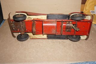 VERY EARLY PATENT PENDING LOUIS MARX & CO ELECTRIC BATTERY OP SEDAN TOY CAR 7