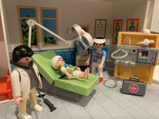 Playmobil Take Along Hospital Play Set w/ Figures 2