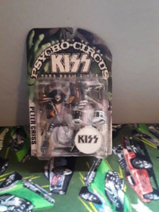 Mcfarlane Kiss Psycho Circus Tour Edition Peter Criss Action Figure Rock Drums