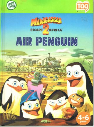 Leap Frog Tag - Madagascar Escape 2 Africa Air Penguin Book Leapfrog