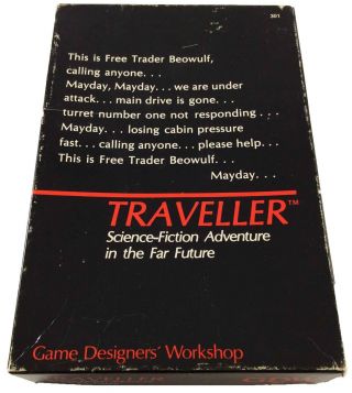 Gdw Traveller Traveller (2nd Edition) Box Vg,