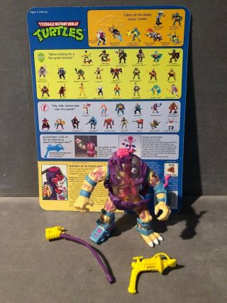 Tmnt Teenage Mutant Ninja Turtles 1990 Mutagen Man W/ Cardback 100 Complete