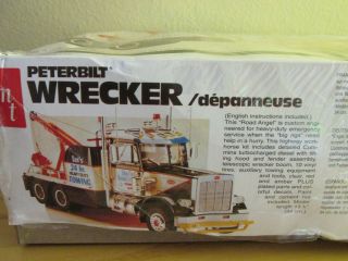 AMT ERTL 1:25 Peterbilt Wrecker Tow Truck Vintage Kit 8126 Parts 3