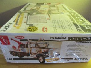 AMT ERTL 1:25 Peterbilt Wrecker Tow Truck Vintage Kit 8126 Parts 4
