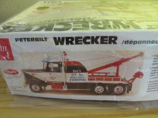 AMT ERTL 1:25 Peterbilt Wrecker Tow Truck Vintage Kit 8126 Parts 5