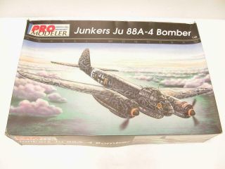 1/48 Monogram Revell Pro Modeler Junkers Ju - 88 A - 4 Ww2 Plastic Scale Model Kit