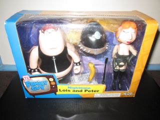 The Family Guy Show Nighttime Lois And Peter Toy Doll Figure Mib