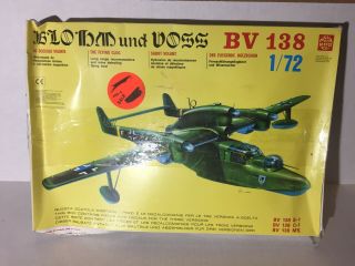 Model 1:72 Blohm & Voss Bv - 138 Plastic Model Kit 10 - 017xu Ww2 German Usa