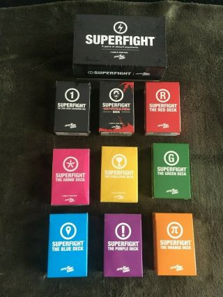 Superfight Card Game With 9 Expansions - Fee Inside The Continental Us.