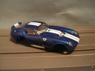 Tomy H.  O.  Scale Slot Car Body Only Shelby Cobra Daytona Russkit