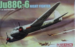 Dragon Dml 1:48 Master Series Ju - 88 C - 6 Night Fighter Plastic Model Kit 5540u