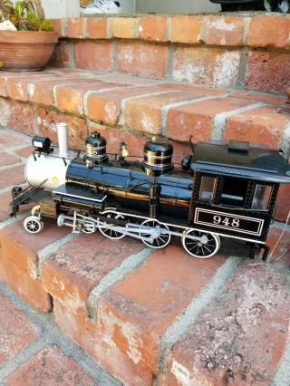 Bachmann Nyc&hrrr 948 Vanderbilt G Gauge 4 - 6 - 0 Steam Engine And Tender